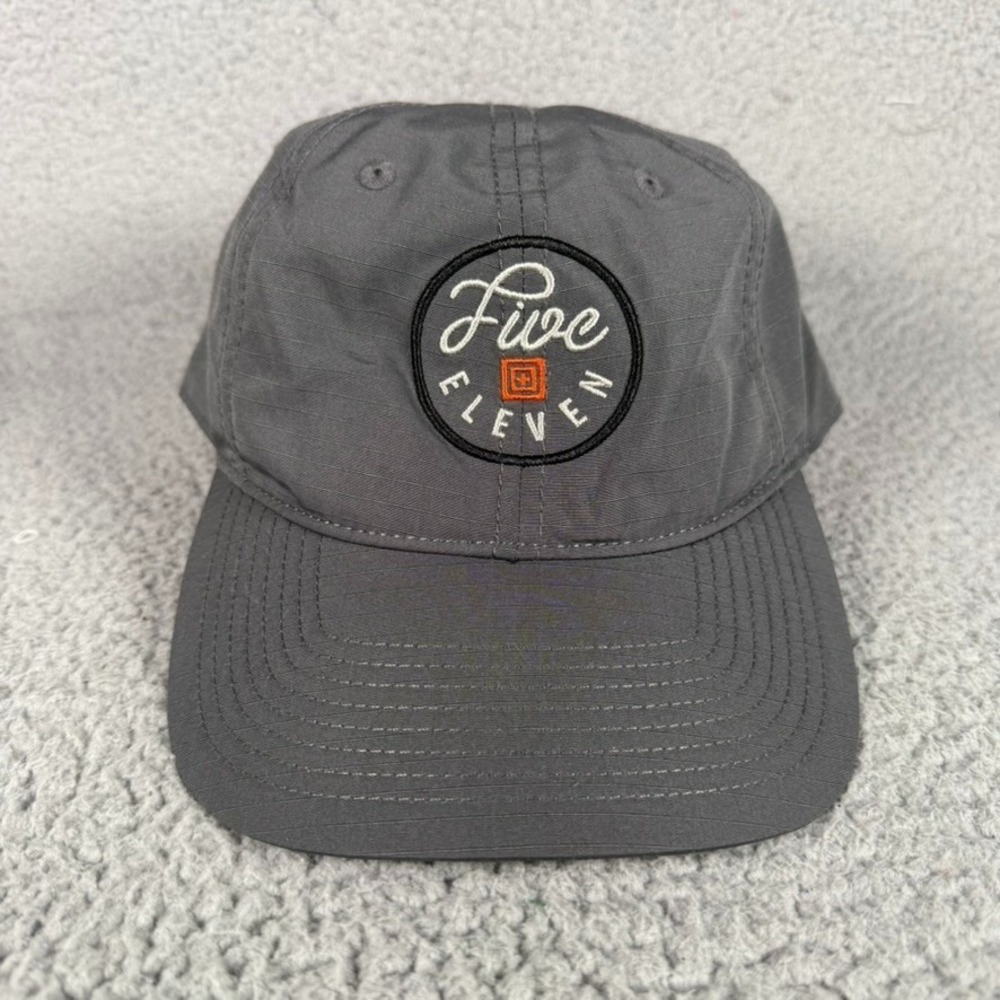 5.11 Tactical Snapback One Size Unisex Flint Grey Ripstop Limited Edition Logo